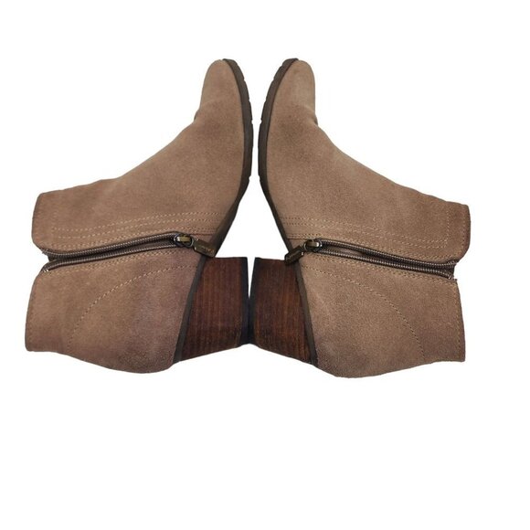 Blondo Chelsea Waterproof Booties Boots Women's Size 10 Tan Suede Leather - Picture 9 of 12